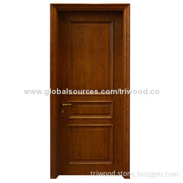Interior Laminated Wooden Door with Timber Core and Environment-friendly Varnish